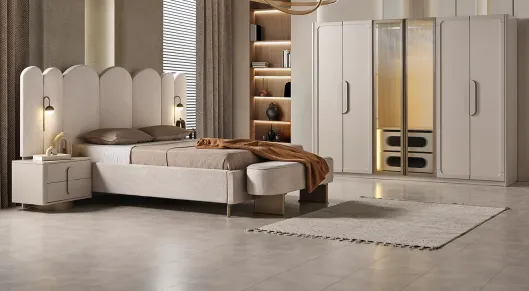 Product img 1, Eyfel 6 Kapaklı Modern Yatak Odası Takımı